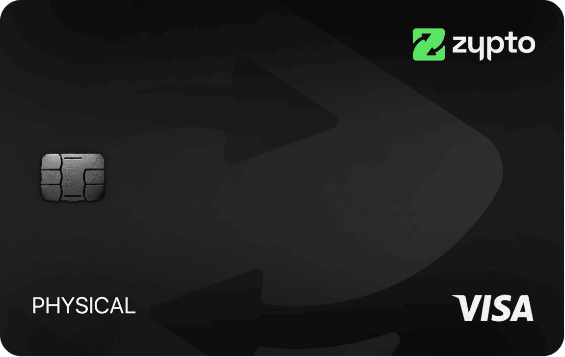 Premium Black physical crypto Visa debit card